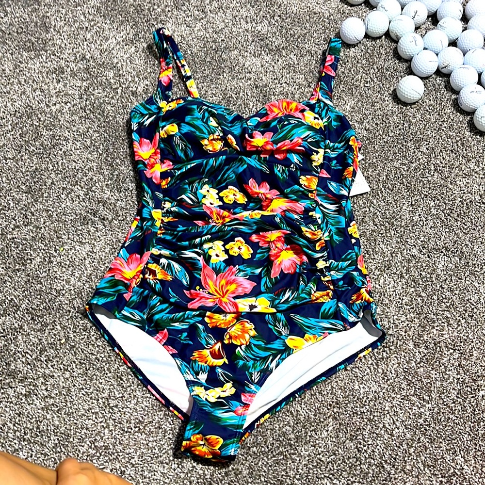 Womens Ekouaer L One Piece Bathing Swimsuit